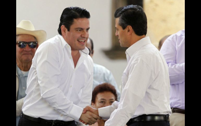 Enrique Peña Nieto será acompañado por Aristóteles Sandoval durante su gira por Jalisco. ARCHIVO /