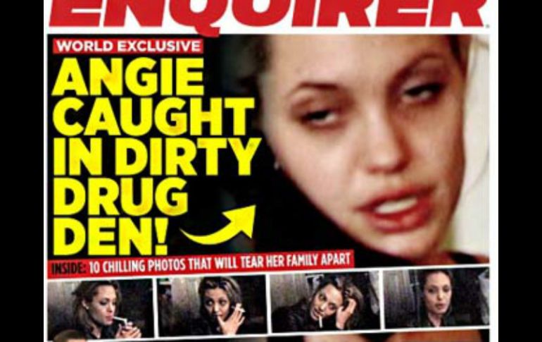 Las fotografías fueron publicadas en el diario estadounidense 'The National Enquirer'. ESPECIAL /