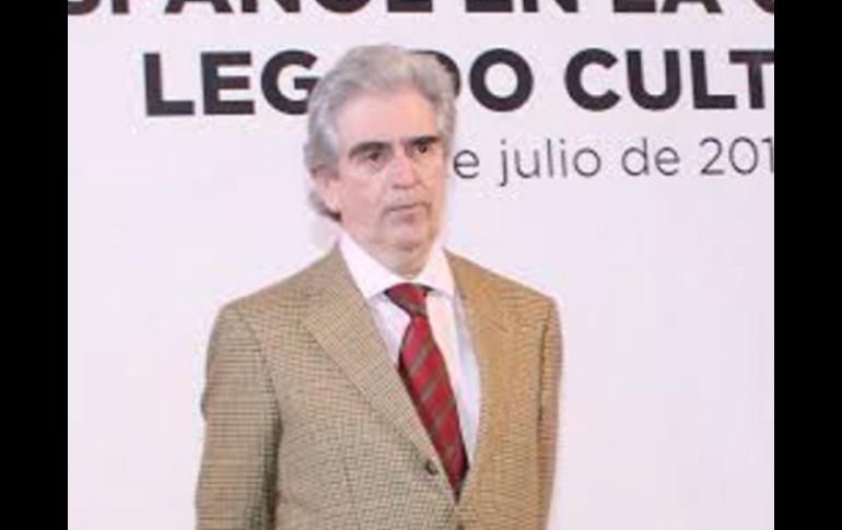 'El patrimonio cultural es lo que nos da sentido, identidad y continuidad', dijo el Presidente de Conaculta, Rafael Tovar y de Teresa. NTX /