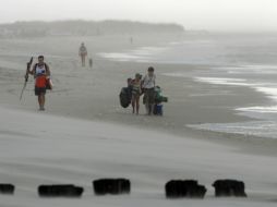 Las autoridades han advertido sobre inundaciones en la costa de Carolina del Norte, por la subida del nivel del mar. AP /