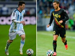 El equipo coincide en que si Argentina tiene a su Messi, Bélgica tiene al jugador cerebro Hazard. AFP /