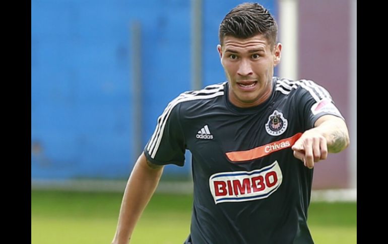 Jorge 'Chatón' Enríquez durante el entrenamiento de las Chivas de Guadalajara.  /