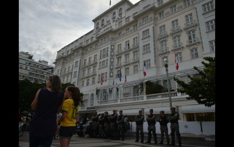 Whelan fue detenido en el hotel Copacabana Palace de Río de Janeiro. AFP /