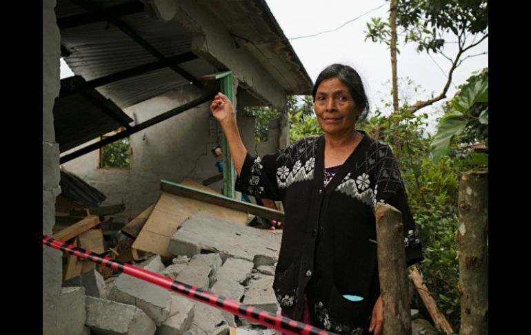 Los daños del sismo se registran en 17 municipios de las regiones Soconusco, Sierra e Istmo Costa. AFP /