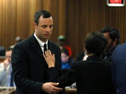 Óscar es juzgado desde hace dos meses por el homicidio de la modelo Reeva Steenkamp. AFP /