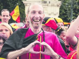 Recepción. El punto de reunión para recibir a la Selección de Bélgica fue en el Palacio Real de Bruselas. AFP /