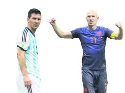 Lionel Messi y Arjen Robben son piezas clave en sus equipos.  /