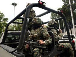 Hasta el momento, las fuerzas federales tienen bajo sitio la zona de riesgo. ARCHIVO /