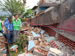 El sismo de 6.9 grados deja nueve mil viviendas dañadas, de las cuales, poco más mil 500 son pérdida total. Foto: @VelascoM_. ESPECIAL /