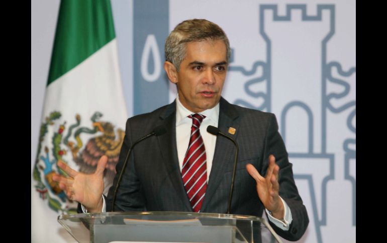 Mancera dice que la Ciudad de México demanda un cambio institucional que garantice su autonomía. NTX /