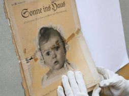 La fotografía de seis meses de Hessy Taft apareció en la portada de una revista nazi destinada a las familias alemanas. ESPECIAL /