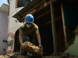 Actualmente las viviendas con daños menores están siendo reparadas. ARCHIVO /