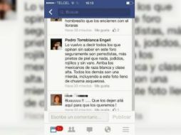 Tras la polémica, Torreblanca rechazó todo. Argumentó que había perdido su teléfono y que un ''bromista'' hizo el comentario. ESPECIAL /