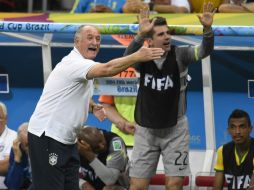 La Selección dirigida por Scolari cayó ante Holanda con un marcador de 3-0. AFP /