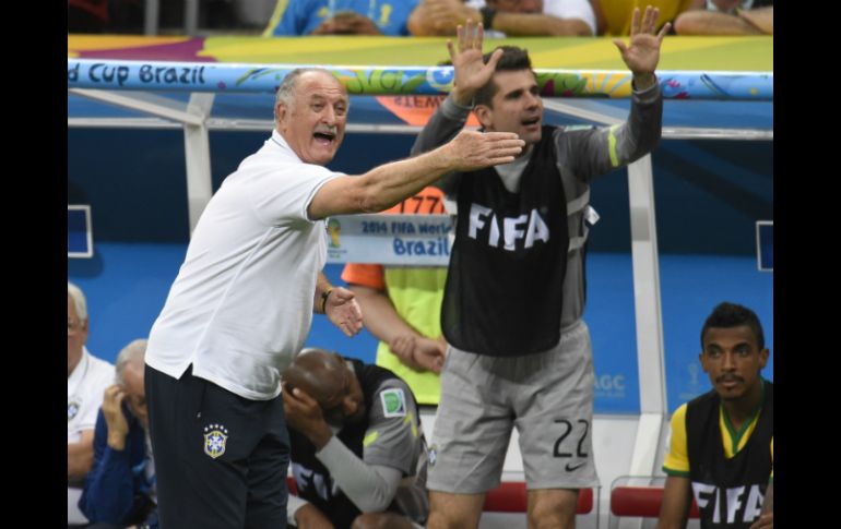 La Selección dirigida por Scolari cayó ante Holanda con un marcador de 3-0. AFP /