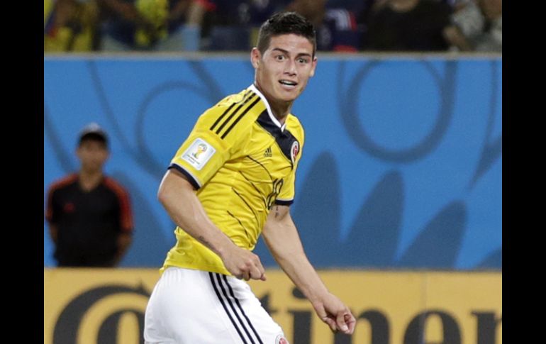 El futbolista colombiano, James Rodríguez quien se despidió del torneo en cuartos de final, tiene seis dianas. AFP /