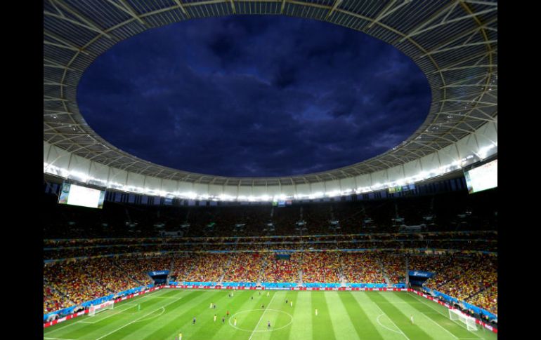 Vista general del partido por el tercer lugar disputado por Brasil contra Holanda en el Estadio Nacional de Brasilia. EFE /