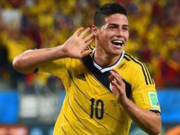 James Rodríguez terminó la competencia con seis goles en cinco encuentros. ESPECIAL /