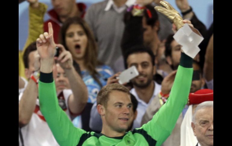 Manuel Neuer se mostró imbatible en cuatro partidos. AP /