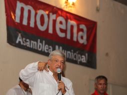 Morena, de López Obrador, recibirá 31 millones 756 mil pesos para gastos ordinarios. ARCHIVO /