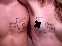 Delvigne acompaña la foto con un escueto mensaje: 'Free the nipple. Es tiempo de equidad'. ESPECIAL /