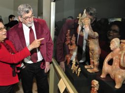 Más de 190 piezas prehispánicas dan cuenta de la concepción mesoamericana en torno al hombre y la mujer. NTX /