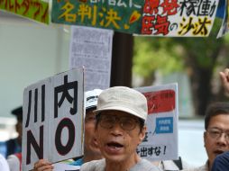 Ciudadanos japoneses se opusieron a la reactivación de la planta operada por la compañía Kyushu Electric Power. AFP /