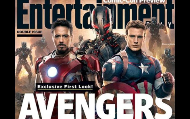 En la portada de la revista aparecen Robert Downey Jr. como 'Iron Man' y Chris Evans como el 'Capitán América'. ESPECIAL /