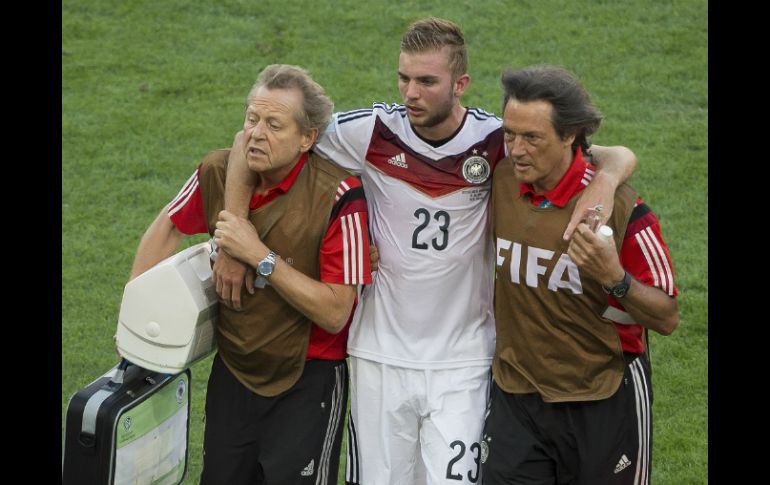 Christoph Kramer abandonó el partido a los 31 minutos, producto de la conmoción. MEXSPORT /