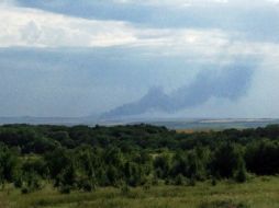 Tirar un avión que vuela a 10 mil metros de altitud es posible con misiles del tipo Bouk del ejército ucranino. AP /