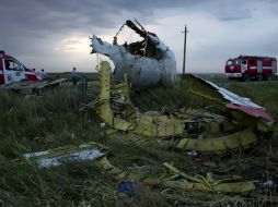 La aeronave habría sido derribada por separatistas prorrusos. AP /