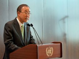 Ban Ki-moon, secretario general de la ONU, criticó a ambos bandos por volver a la violencia tras el fin de la tregua humanitaria. AFP /