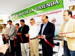 El alcalde de Guadalajara, Ramiro Hernández inauguró el evento. Twitter: @ramirohdezg. ESPECIAL /