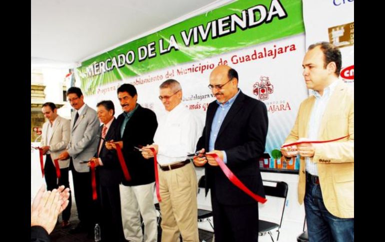 El alcalde de Guadalajara, Ramiro Hernández inauguró el evento. Twitter: @ramirohdezg. ESPECIAL /