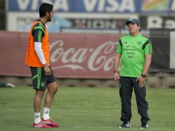 Jesús no estuvo conforme con haberse quedado en la banca. MEXSPORT /