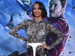 Zoe Saldana en la premier mundial de Guardianes de la Glaxia en Hollywood. AFP /