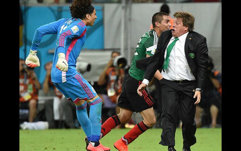 La felicidad que mostraba Herrera llamó la atención del editor de The Guardian. AFP /