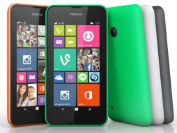 El Lumia 530 pretende colocarse en el mercado compitiendo contra algunos modelos Motorola. FOTO: @Nokia. ESPECIAL /