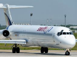 El avión de la compañía Swiftair con 116 personas a bordo, que desapareció de los radares, se estrelló, según autoridades. AFP /