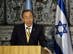 Ban Ki-moon expresa su indignación al enterarse que una escuela administrada por la ONU en Gaza fue utilizada para almacenar cohetes. AFP /