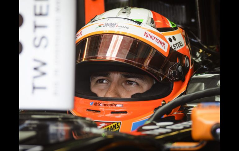 El piloto de Force India afirma que los entrenamientos libres prueban el ''buen ritmo'' del vehículo. AP /