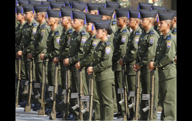 La ceremonia fue presidida por el general Salvador Cienfuegos Zepeda.  /