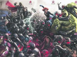 ¡Acción!. La cinta Avengers: Age of Ultron, llegará a los cines en mayo del próximo año.  /