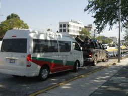 Los funcionarios no dieron mayores informes sobre la duración o naturaleza del operativo. ESPECIAL /