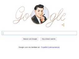 El ''doodle'' lleva al centro la imagen del escritor mexicano vinculado al grupo de 'Los Contemporáneos'. ESPECIAL /