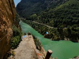 El Caminito Del Rey en España es uno de lo más conocidos y peligrosos del mundo. ESPECIAL /