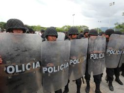 El total de uniformados que se esperan de la Fuerza Única es de mil 168 policías de todos los municipios. ARCHIVO /