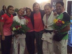 La judoca Carrillo obtuvo el oro junto a Andrea Gutiérrez llevandose la medalla de bronce.  /