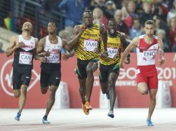 Bolt no participó en las competencias individuales de la Commonwealth, pero en equipó decidió sumar una presea más a su palmarés. EFE /