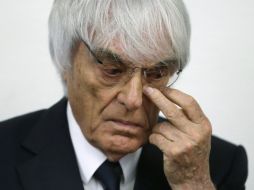 Ecclestone considera que los jueces no tenían otra opción mas que multarlo. AP /